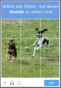 Exemple de CAPTCHA basé sur une image