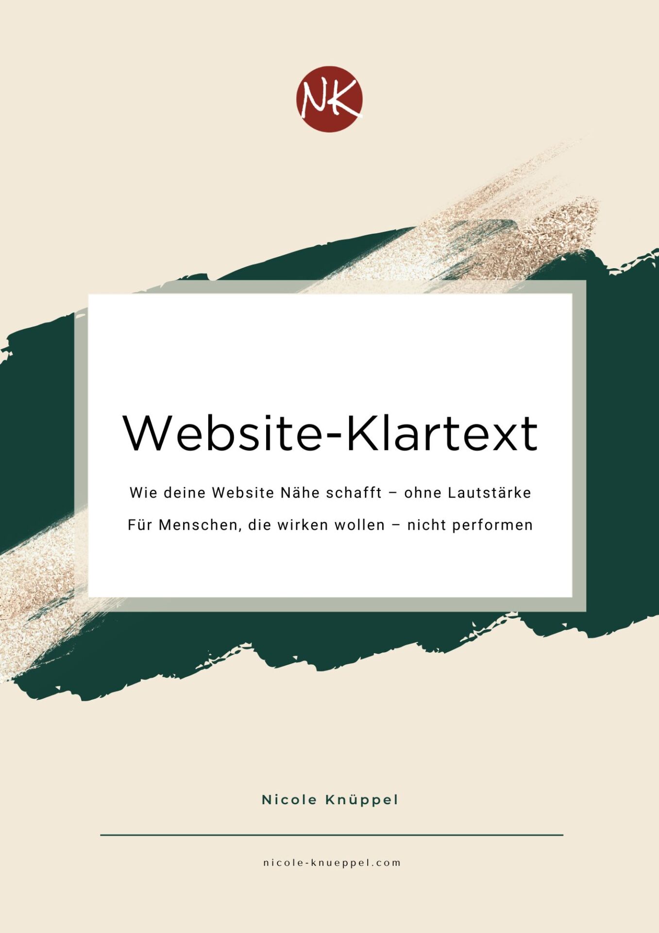Nicole Knüppel Cover Guide Website-Klartext